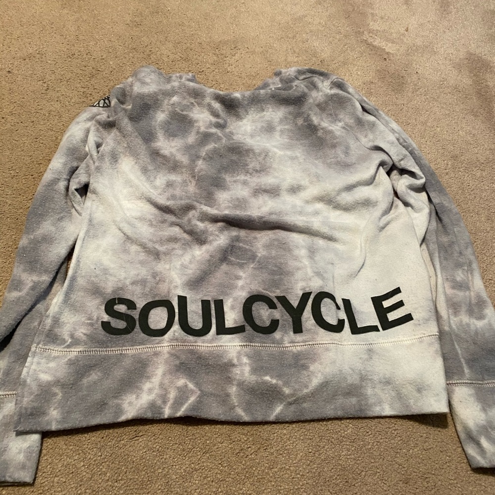 Soulcycle tie dye sweatshirt L
